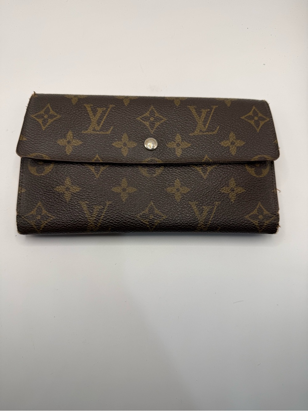 Louis Vuitton Monogram Continental Wallet in Monogram Canvas Brown